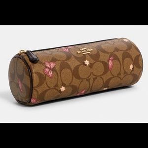 Authentic Coach Makeup brush bag